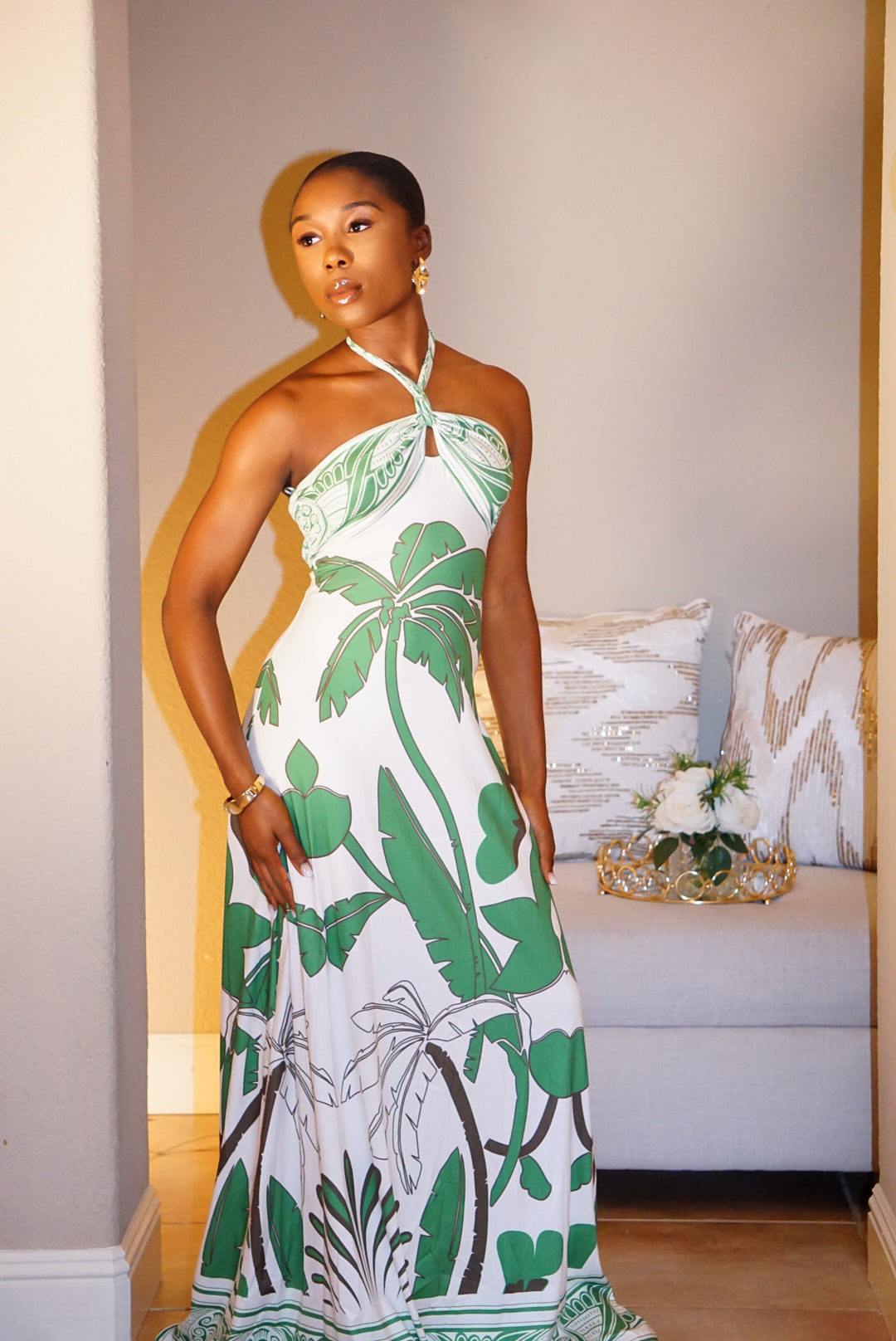 Palm Paradise Maxi Dress